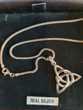 Load image into Gallery viewer, Sterling Silver Celtic Knot Necklace