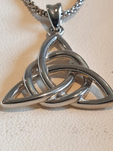 Load image into Gallery viewer, Sterling Silver Celtic Knot Necklace