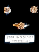 Load image into Gallery viewer, Swarovski Zirconia Ring & Earrings Set