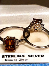 Load image into Gallery viewer, Marialite & Zircon Silver Dress Ring.