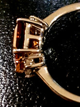 Load image into Gallery viewer, Marialite & Zircon Silver Dress Ring.