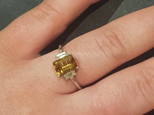 Load image into Gallery viewer, Marialite & Zircon Silver Dress Ring.