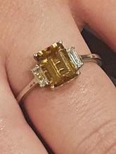 Load image into Gallery viewer, Marialite & Zircon Silver Dress Ring.