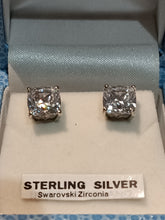 Load image into Gallery viewer, 2ct Swarovski  Zirconia Stud Earrings