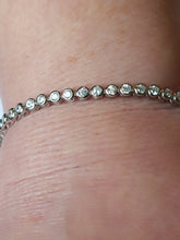 Load image into Gallery viewer, Sterling Silver Tennis Bracelet