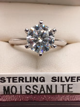 Load image into Gallery viewer, Moissanite 1 ct. Solitaire Ring