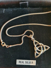 Load image into Gallery viewer, Sterling Silver Celtic Knot Necklace
