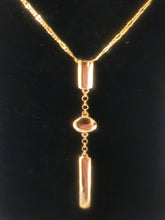 Load image into Gallery viewer, Gold overlay Sterling Silver Contempary Necklace
